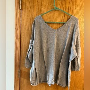 Grey knit shirt